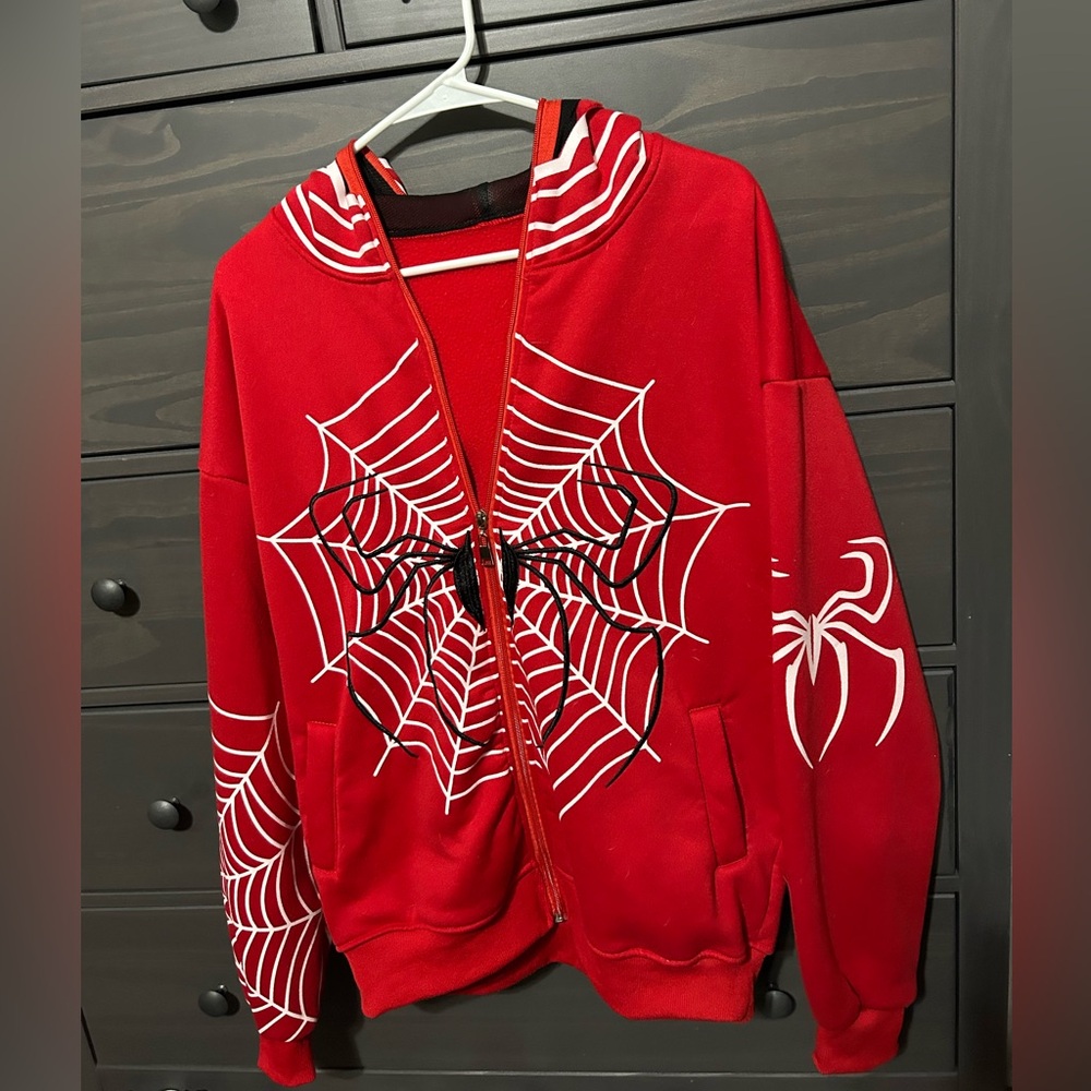 Spider-Man fleece jacket. Size M